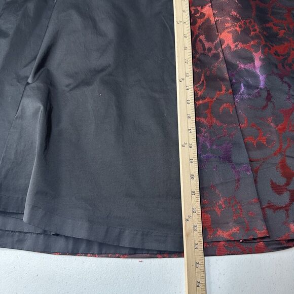 Lane Bryant Skirt Plus Size 28 4X A-Line Satin Black Witch Goth Skater Grunge - Picture 11 of 11